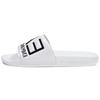 Offene Zehenpartie Slip-On Flache Anti-Geruch Slide-Sandalen Unisex Schuhwerk Weiß XCP001-XCC22-00001