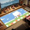 Bubu y Dudu Cartoon Color Mouse Pad Large Gaming Table Cushion Non-slip Laptop Tablet Big Mousepad XXL Mat Mini PC Playmat With Lock edge