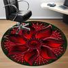 1 Stück Blumiges Mandala Stuhlteppich für das Büro, Weiche Flanell-Überwurfmatte, Perfekt für Büro, Feiertagsparty Dekoration Wahl yy251113162