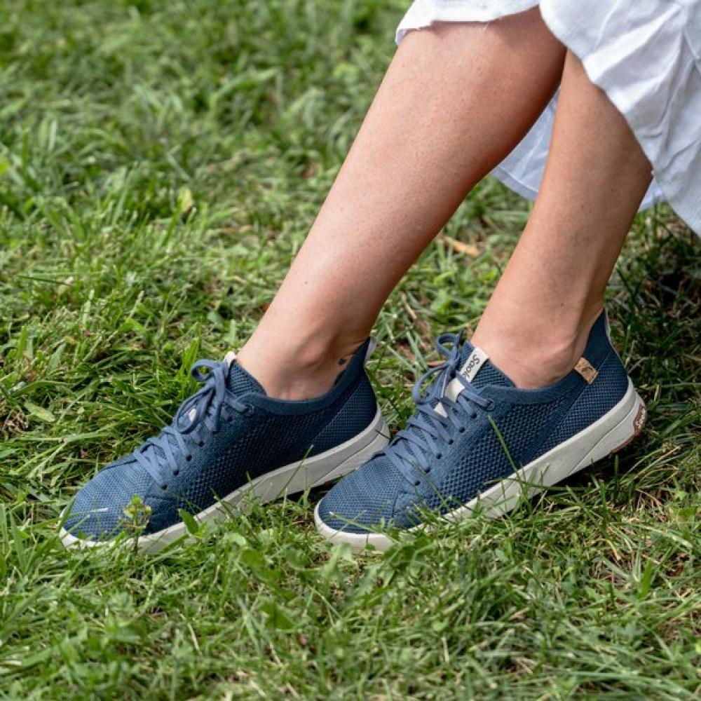 Saola Women Canon Knit Sneakers Navy 230(US W 7)