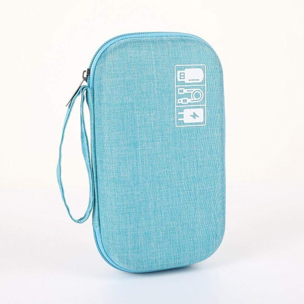 Hard EVA Digital Storage Bag Shockproof Data Cable Organizer Bag  Electronic Products