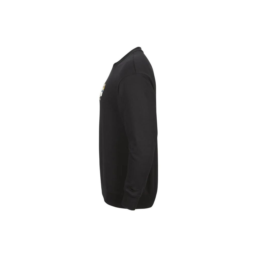 Nike Premium Logo Knit Loose Round Neck Long-Sleeve Sweatshirt Men Tops Black FN0254-010