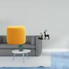 Round Ottoman Foot Rest Stool Bench Seat Chair Cylinder Sofa Tea for Office Bedroom Nursery