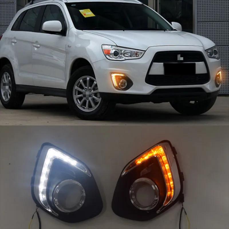 1 Set of LED Daytime Running Lights Waterproof For Mitsubishi ASX 2013 2014 2015 Models