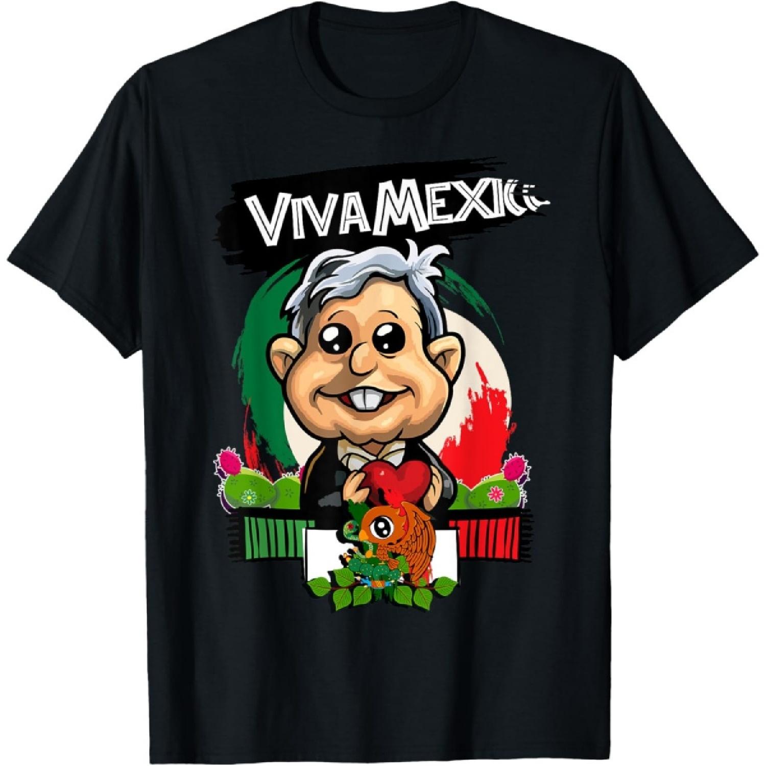 

AMLITO (doll) of Andres Manuel Lopez Obrador, Amlo Doll T-Shirt XXXXXL чорний