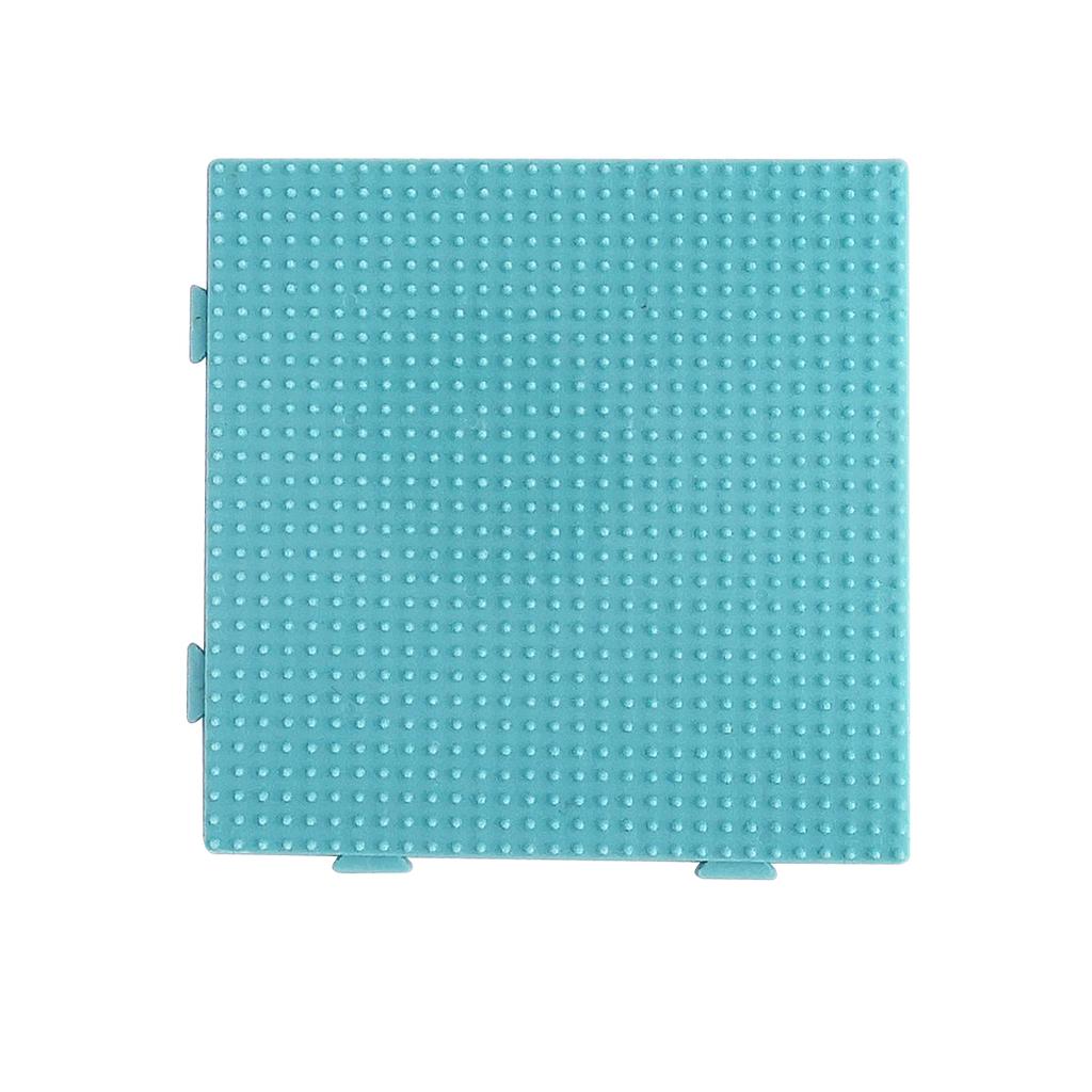 Yantjouet 5mm Hama Perlen Steckplatte Weiß Grün 29x29 Punkte Transparent Vorlagenplatte Quadratisches Werkzeug DIY Figur Materialplatte Puzzle
