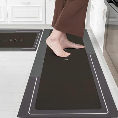 Moderni minimalistinė neslystanti diatomito virtuvės kilimėlis - vandens ir aliejaus sugeriantis, skalbiamas grindų kilimėlis