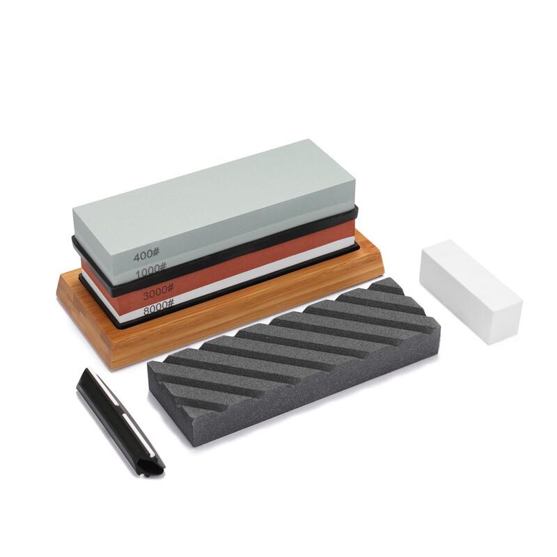 Drean White Corundum Double-Sided Sharpening Stone Set