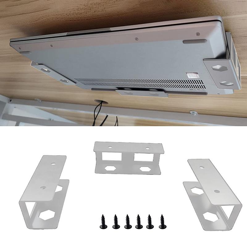 

Портативный под столом Подставка для хранения ноутбука Крепление Настольный органайзер Домашний офис