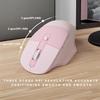 2.4G Wireless Mouse for Laptop Ergonomic Computer Mouse with 3 Adjustable Levels 6 Button Cordless Mouse Bluetooth Mouse
