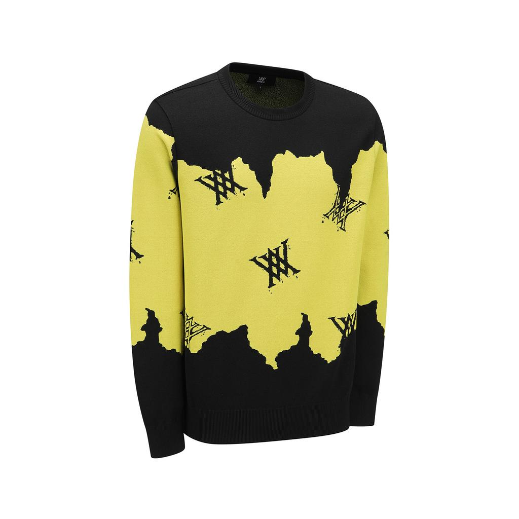 ANEW GOLF Men Pattern Sweater_Ye