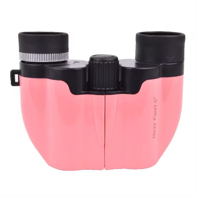

Компактний бінокль High Definition High Power 10x22 Multicolor Binocular Telescopes For Hunting Traveling рожевий