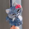 Cartoon Cute Three-color Cat Animal Brooch Pin New Men's and Women's High-end Badge