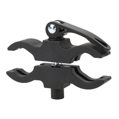 Bike Lamp Mount Holder Clip Aluminum Plastic 25?35mm Adjustable Front Lamp Mounting Clamp for