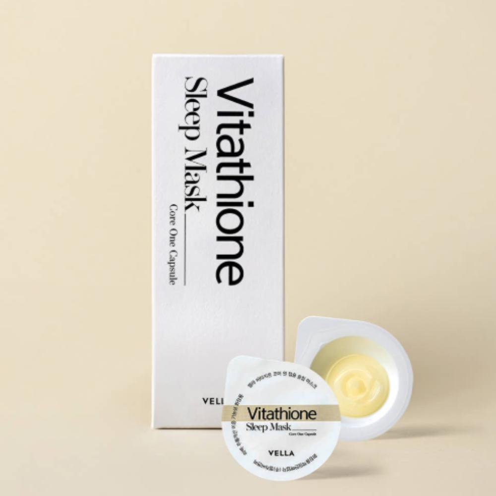 

VELLA Vitathione Core Однокапсульная ночная маска | Осветляющий уход на ночь (10 упаковок)