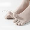 5 Pairs Spring Summer Women Socks Soft Mesh Breathable Cotton Sweat Absorbent Five Finger Socks Outdoor Sports Split Toe Socks