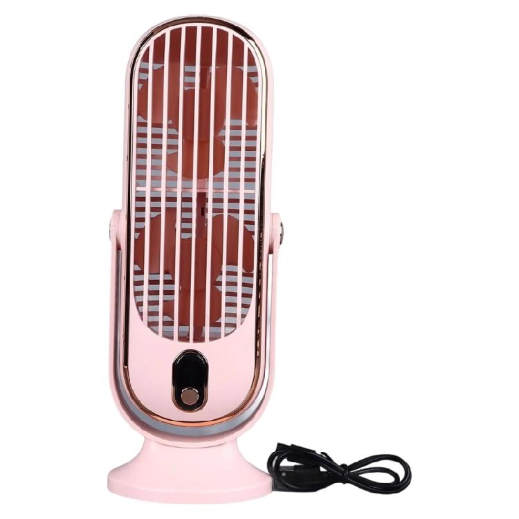 Table Small Cooling Fan Portable Desktop Tower Fan for Home Office Bedroom 5 Speed Adjustable Brushless Fan USB Powered