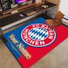 Custom Bayern Munich Mat Personalized Name, Polyester Washable Indoor Entryway Rug, Gift for Christmas, Easter, Thanksgiving Day