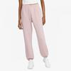 Nike SS25 Essential Fleece Comfortable Versatile Cuffed Casual Pants Women Bottoms Champagne White BV4089-645