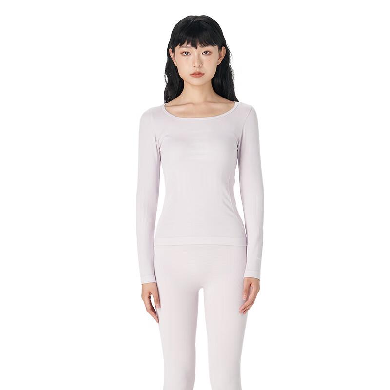 Женский термобельевой комплект с высоким растяжением и круглым вырезом M