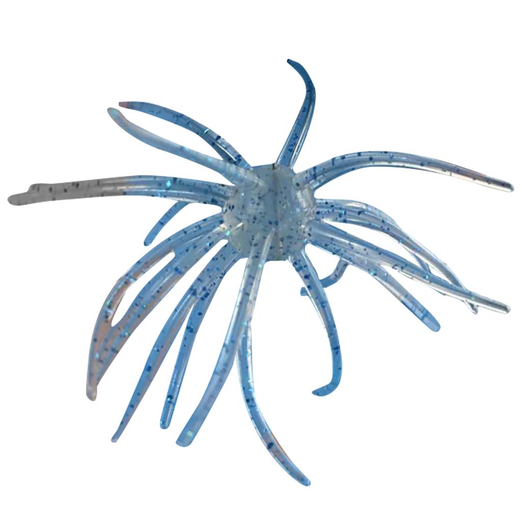 Esca Morbida Biomimetica Riccio di Mare in TPE Esche Galleggianti Verme Morbido Pallina Morbida per Pesca in Pozzo Nero Confezione
