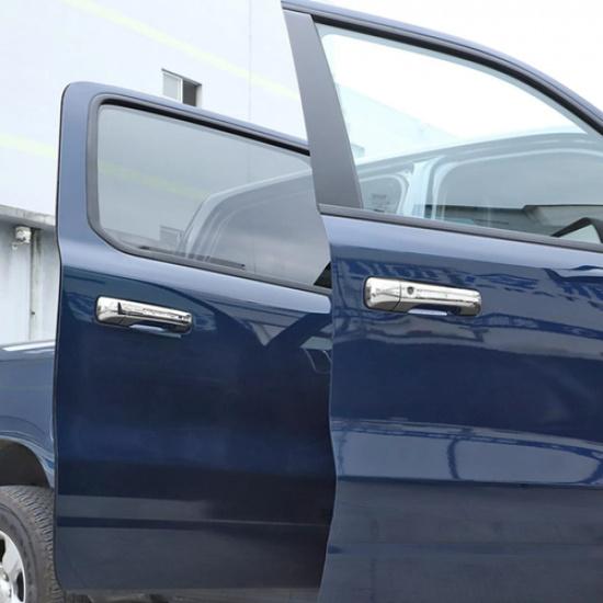 For Dodge Ram 1500 -2025 ABS Chrome Look Smart Door Handle Cover Trim Set 8P