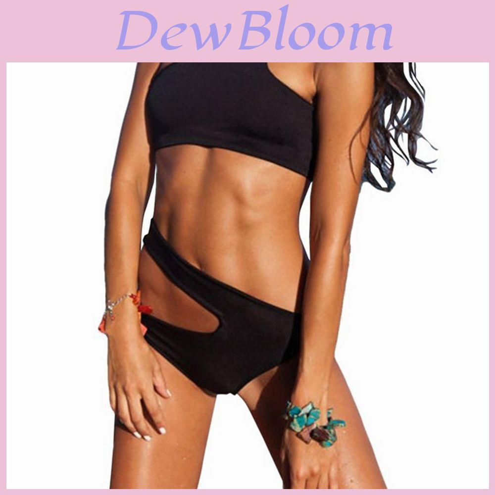 Maillot de bain une pièce élégant et sexy pour femme, avec bretelles rembourrées et découpes ajourées.