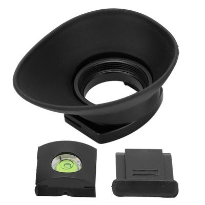 DK 19 Camera Eyecup Eyepiece Viewfinder Protector Replacement for Nikon D800 with Camera Hot Shoe Level and Cover