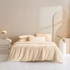 Premium Sense 120S Long-Staple Cotton Pure Cotton 4Pcs Set Cotton Embroidered Quilt Cover Bed Sheet Sleeping Naked Skin-Friendly Bedding