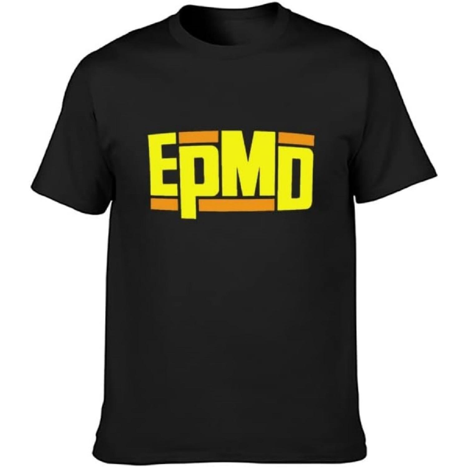 

EPMD Logo Hip Hop O-Neck 100% Cotton Short Sleeve Unisex T-Shirt XXXXXL чорний