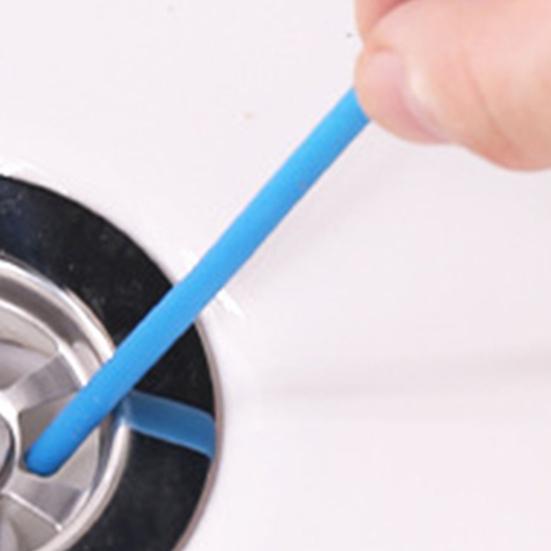 14 pçs/caixa varas de limpeza de drenagem forte descontaminação remover óleo ingredientes seguros limpadores de tubulação de banheira de toalete para cozinha