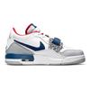 Zapatillas para Niños Air Jordan Legacy 312 Low GS Blanco Azul Francés Gris Lobo Rojo Universidad CD9054-104