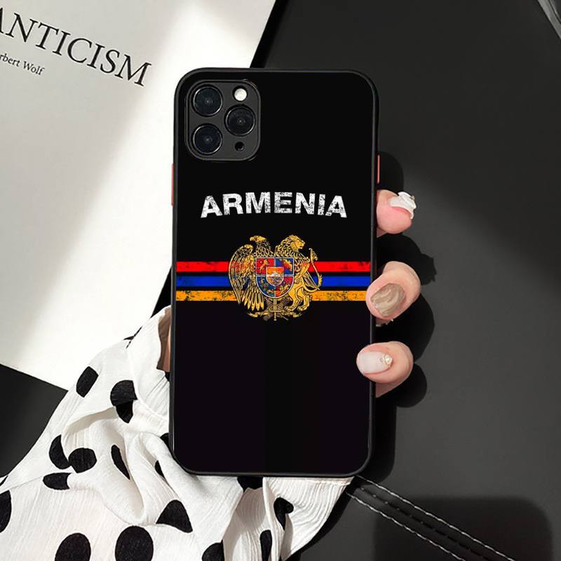 Armenia Armenians Flag Phone Case for iPhone 11 12 13 Mini Pro XS MAX 8 7 6 6S Plus X 5S SE 2020 XR Case