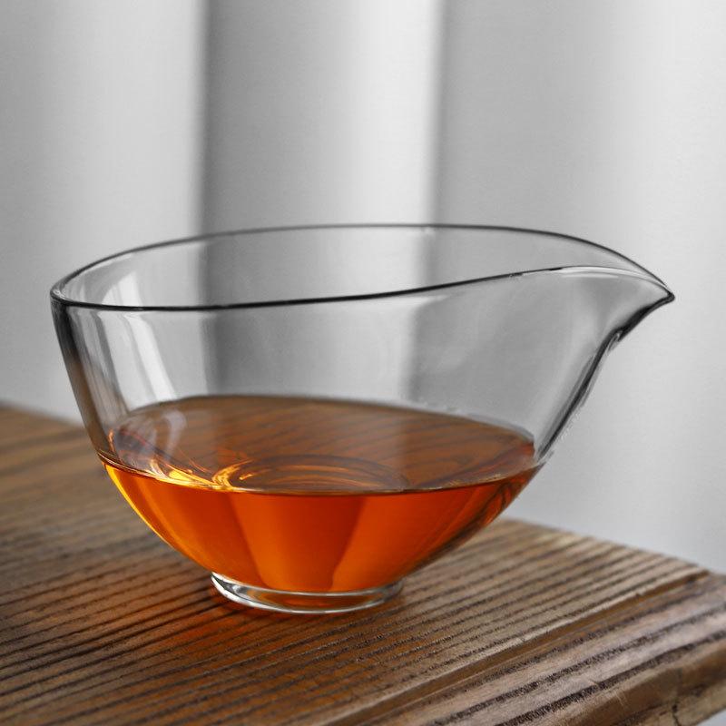 Japanese Heat-resistant Glass Fair Cup Simple Transparent Teacup Household Kung Fu Tea Set Tea Infuser Water Cup Tea Accessories