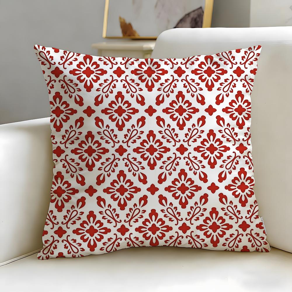Cute Texture Cushion Cover Soft EasyWash Pillow Case Versatile for Couch Bed Travel and Office
