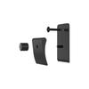4PCS Metal Blanket Wall Clips Strong Hold Black Hanging Carpet Clamps Easy Install Multi Functional Screws Tapestry Display Home