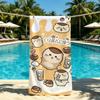 Cartoon Towel For Outdoor Camping Beach Towel Cute Super K-Kurimanju-Es Absorbent Quick-Drying Summer Towel