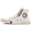 Converse Chuck Taylor All Star Vintage Easy to Wear Non-Slip Abrasion Breathable High Top Canvas Women's White