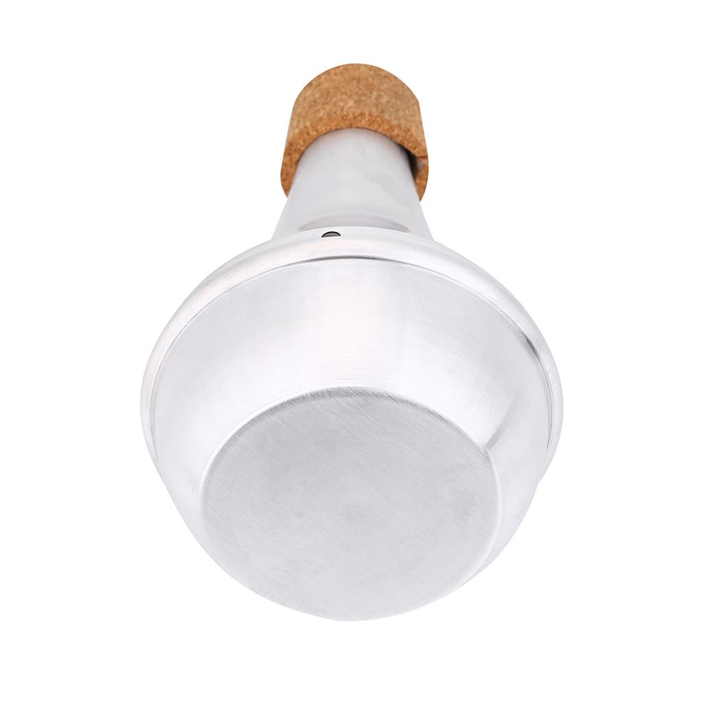 Aluminum Alloy & Cork Practice Trumpet Mute Brasses Musical Instrument Part Accessory