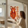 Removable Electrostatic Stickers for Home Windows Chinese New Year Window Clings, 2027 of Goat Static Decorative Clings Office No?Glue Reusable