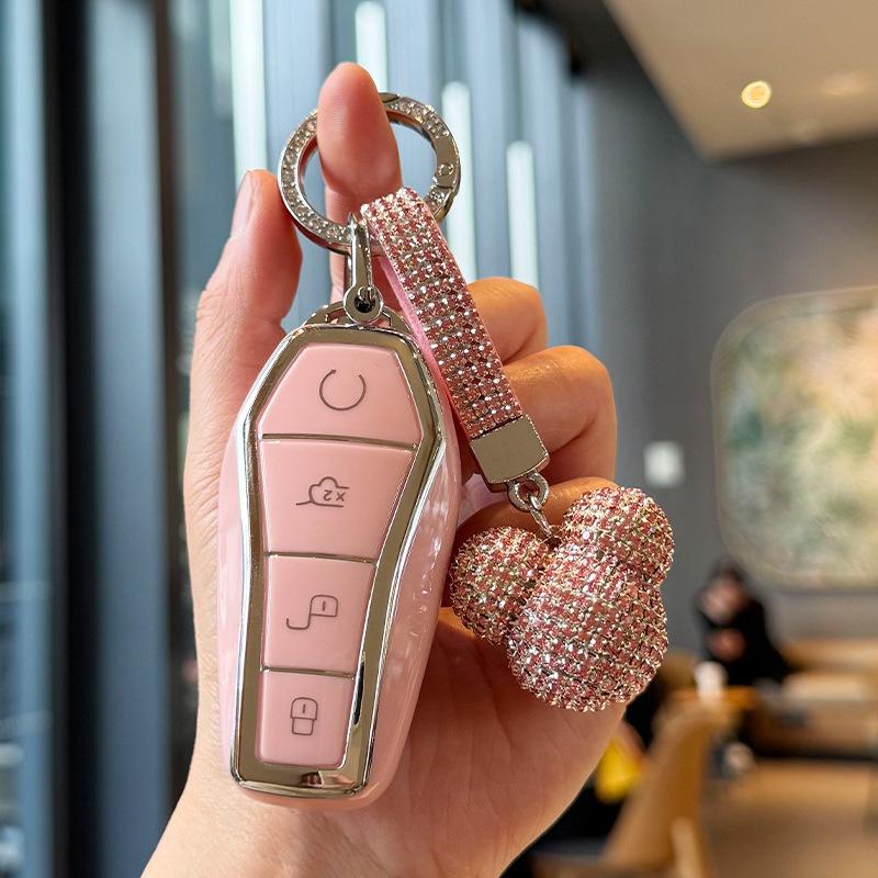 TPU Car Key Case Remote Cover Shell Holder Styling Fob For BYD New ATTO3 Atto 2 Atto1 Song Pro Dmi Dolphin Mini Seal U Sealion 5