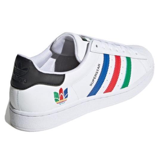 adidas Superstar Colorful Trefoil - Cloud White 2020 - FU9521