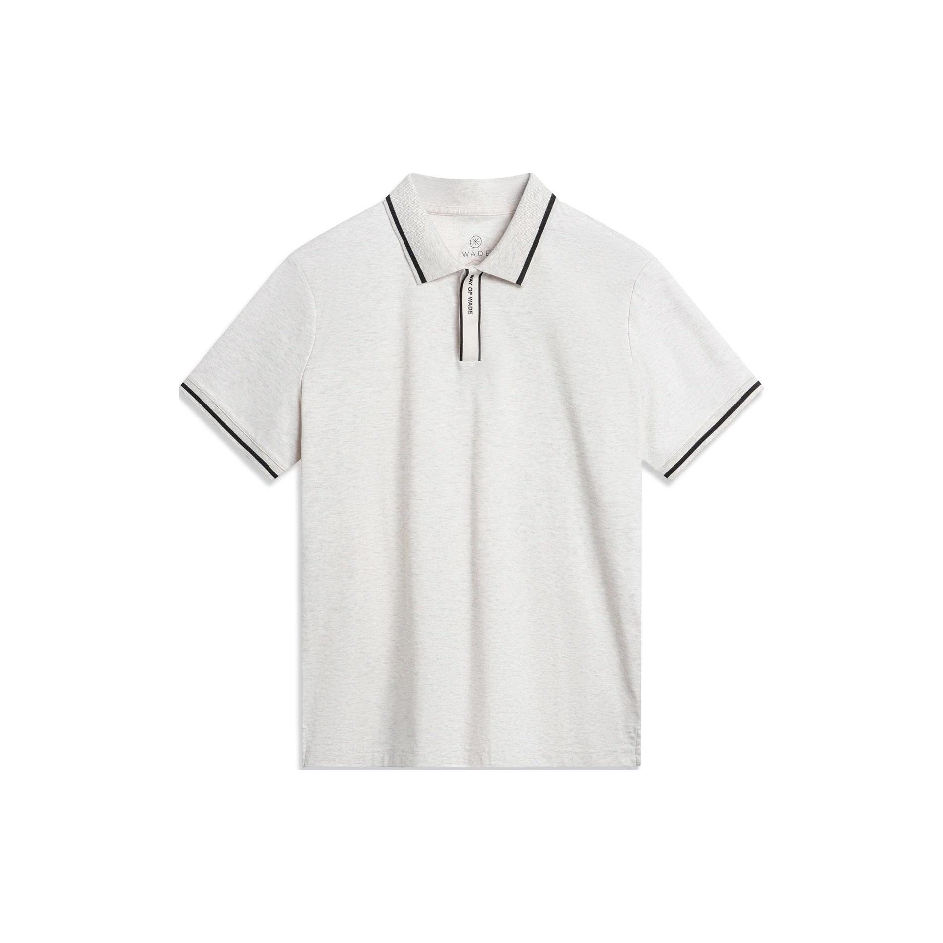 Li-Ning Way Of Wade Graphic Polo Shirt Light Grey Men s APLU109-4 XL