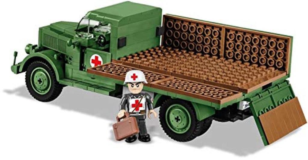 Cobi Historical Collection #2455A Militärblock WWII Deutsches Armee-Sanitätsfahrzeug Mercedes Benz L3000S