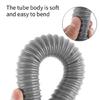Corrosion Resistant 70cm/100cm PVC Drain Hose Flexible Plumbing Pipe Bendable Pipe for Bathroom & Kitchen Application