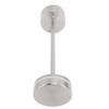 Rechargeable Cordless Table Lamp Modern Dimmable 3 Color Temperatures Portable Bedside Lamp Silver