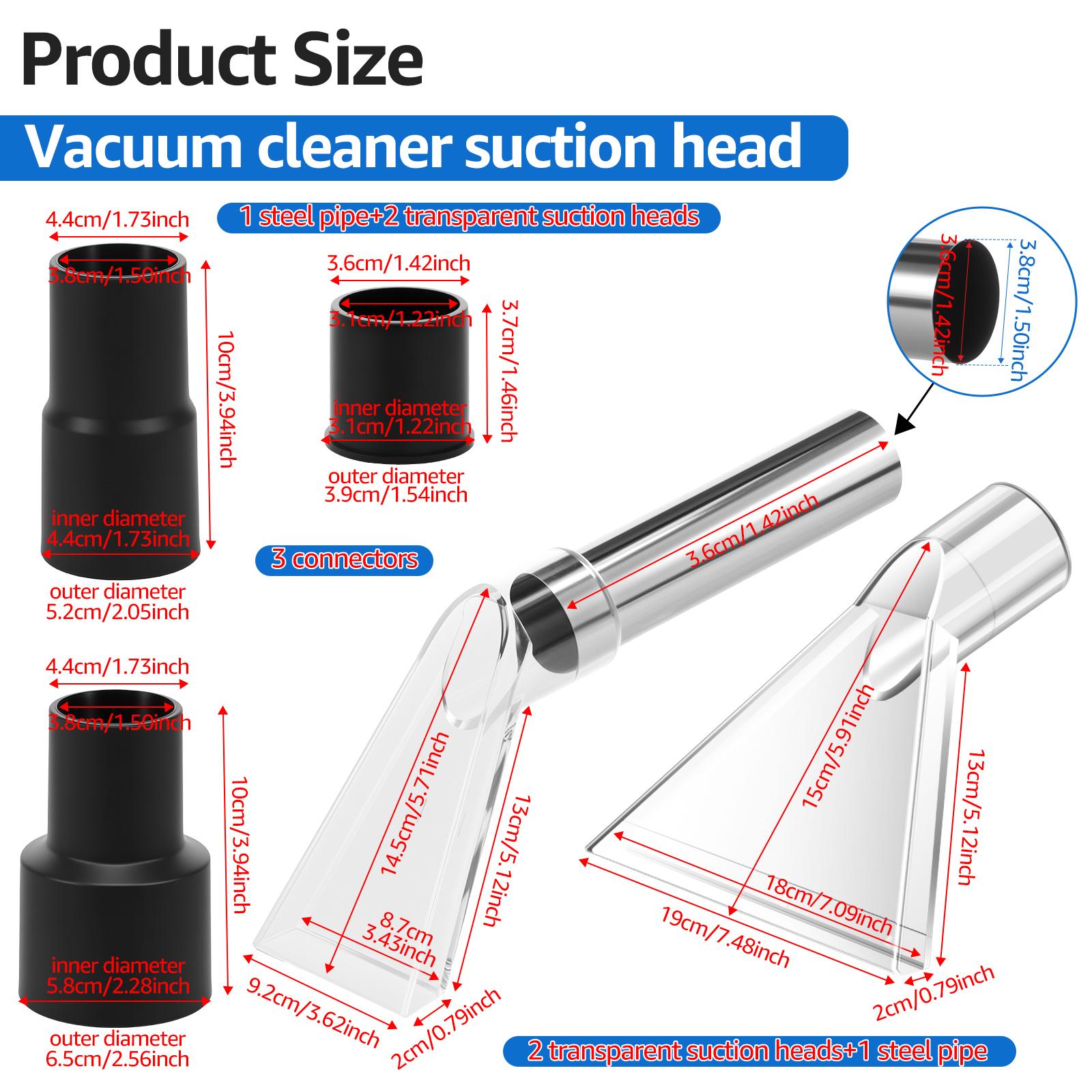 

1/2Pcs Efficient Cleaning Vacuum Cleaner Rotating Head Brush Nozzle Floor Carpet Nozzle For Deep Clean Vacuum Cleaner Part