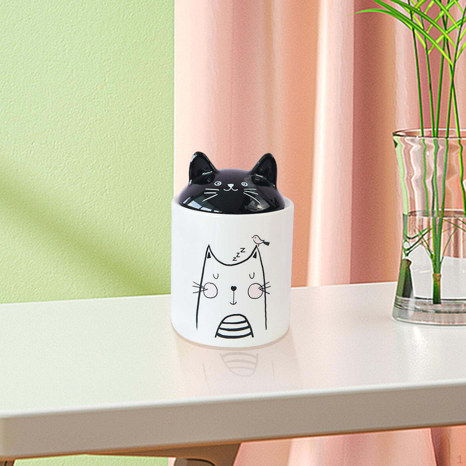 

Банка для хранения кошек, контейнер для кофейных зерен с крышкой, герметичная бутылка для соли для фермерского дома Small