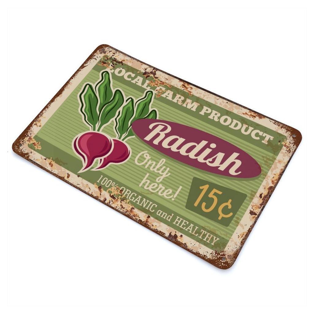 1 Pack Rustic Retro Metal Wall Signage, Worn-out Aged Look, Iron Plate Display for Bar Pub Café Kitchen Bedroom Hallway or Home Living Space