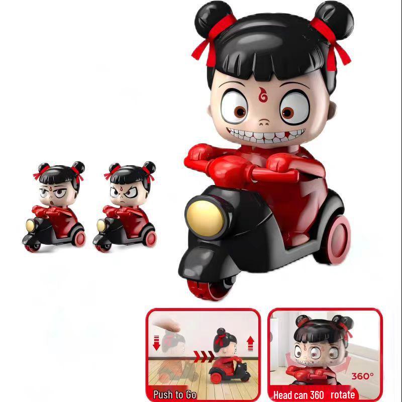 

Инерционный мотоцикл Нечжа - Креативный мультяшный для детей